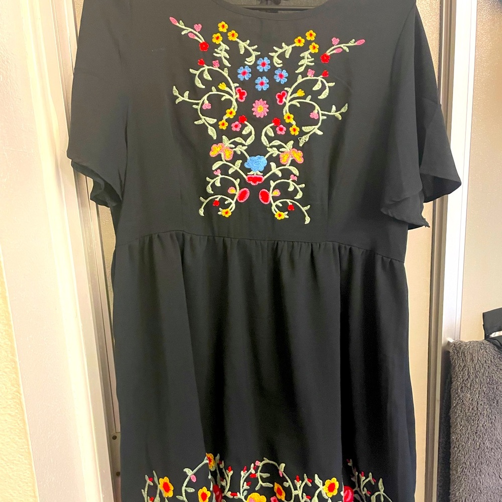 Embroidered dress